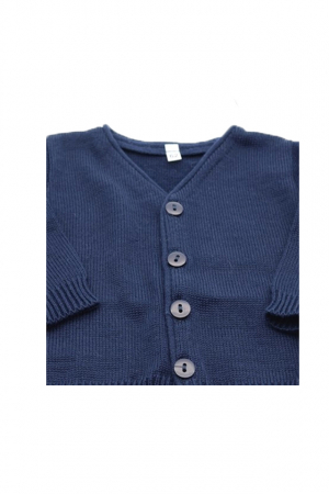 Cardigan cu maneca lunga pentru baieti Mini Junior JRS2B-80, Gri [1]