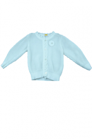 Îmbrăcăminte fete - Cardigan cu maneca lunga pentru fete Camiza CFN04-92-cm, Alb