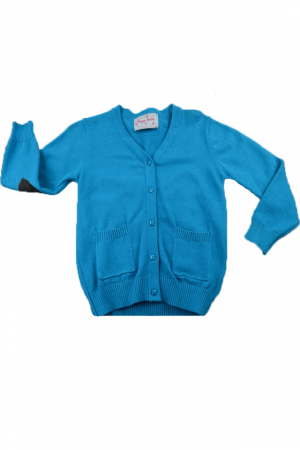 Îmbrăcăminte fete - Cardigan cu maneca lunga pentru fete Happy House BL-112A-104, Albastru