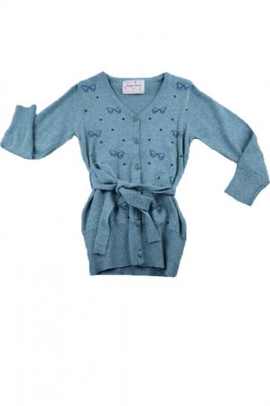 Îmbrăcăminte fete - Cardigan cu maneca lunga pentru fete Happy House BL-144G-104, Gri
