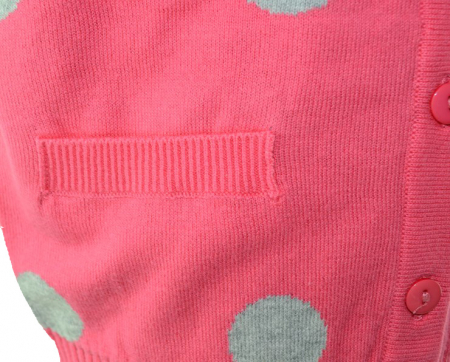 Cardigan cu maneca lunga pentru fete Happy House BL-200C-128, Roz [1]