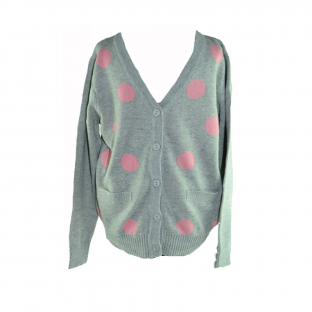 Îmbrăcăminte fete - Cardigan cu maneca lunga pentru fete Happy House BL-200G-104, Gri