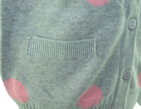 Cardigan cu maneca lunga pentru fete Happy House BL-200G-104, Gri [1]