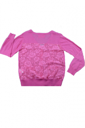 Cardigan cu maneca lunga pentru fete Happy House BL-165-104, Fucsia [2]