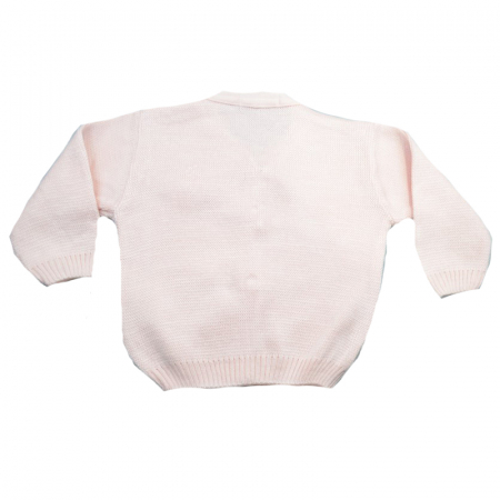 Cardigan cu maneca lunga pentru fete Mini Junior 60-80R_62 cm, Roz [1]