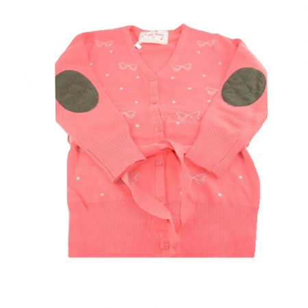 Bolero, cardigane si pulovere fete - Cardigan cu maneca lunga pentru fete Happy House BL-144-116, Roz
