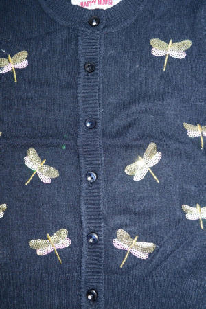 Cardigan cu maneca lunga pentru fete Happy House BL-272-B-92, Bleumarin [2]