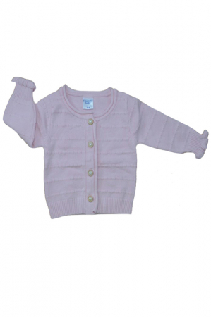 Îmbrăcăminte fete - Cardigan cu maneca lunga pentru fete Vitamins JRSV5-R-86, Roz