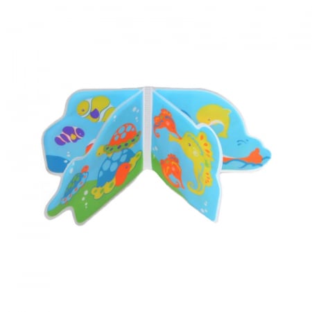 Jucarii pentru baie si accesorii - Carte educativa pentru baie BabyMix 230042, Multicolor