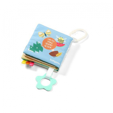 Carte senzoriala pentru bebelusi Patru anotimpuri BabyOno 1511, Multicolor [1]