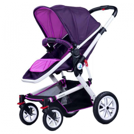 Carucior nou nascuti CARETERO Compass CSS2M, Mov [4]