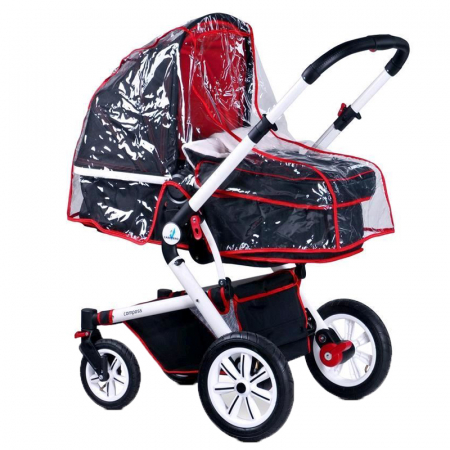 Carucior nou nascuti CARETERO Compass CSS2N, Negru [1]