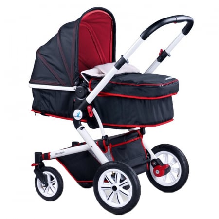 Carucioare - Carucior nou nascuti CARETERO Compass CSS2N, Negru