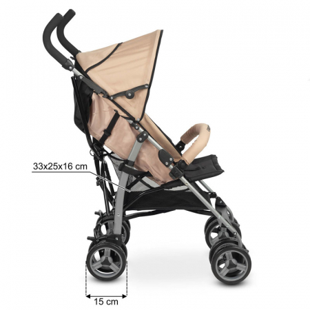 Carucior sport pentru copii Caretero Alfa 398150, Bej [2]