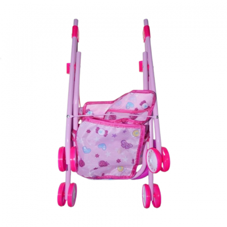Carucior sport pentru papusi  Mini Junior CP1002, Roz [3]