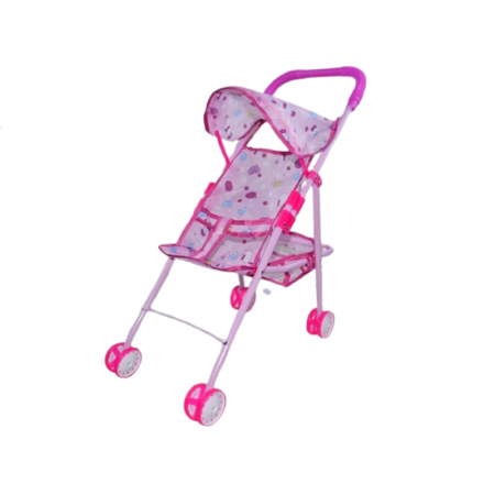 Carucioare papusi si accesorii - Carucior sport pentru papusi  Mini Junior CP1002, Roz