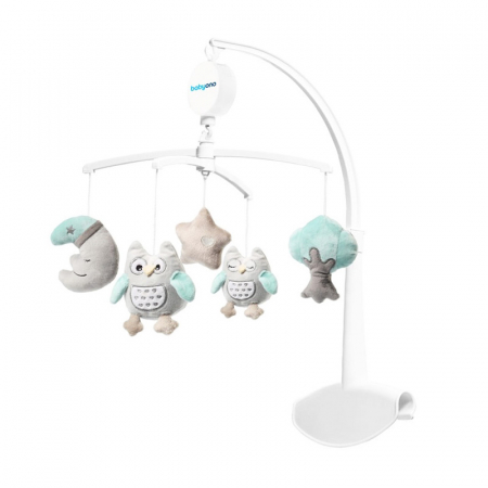 Carusele muzicale - Carusel muzical BabyOno Owl Sofia 443, Multicolor