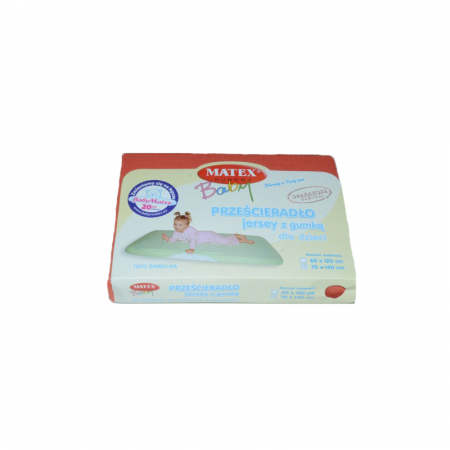 Cearceaf 140 x 70 cm cu elastic Baby Matex CTMJ1-A, Portocaliu [3]