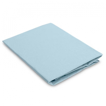 Cearceaf cu elastic din bambus pentru saltea 40 x 90 cm Sensillo 392530, Albastru [1]