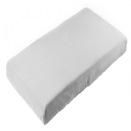 Accesorii camera bebe - Cearceaf impermeabil cu elastic pentru saltea 120 x 60 cm Sensillo SILLO-21550, Gri