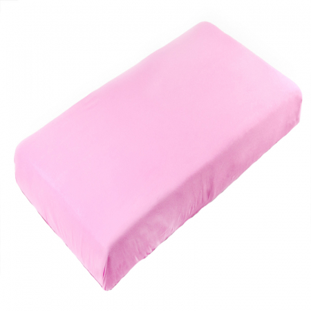 Accesorii camera bebe - Cearceaf cu elastic pentru saltea 120 x 60 cm Sensillo 6833R, Roz