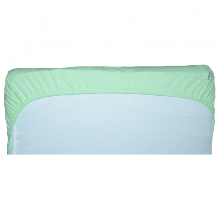 Cearceaf cu elastic pentru saltea 120 x 60 x 12 cm Ty i My 064-35V, Verde [1]