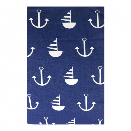 Cearceaf si protectii pentru saltea - Cearceaf cu elastic pentru saltea 40 x 90 cm Ty i My 053779-1, Bleumarin