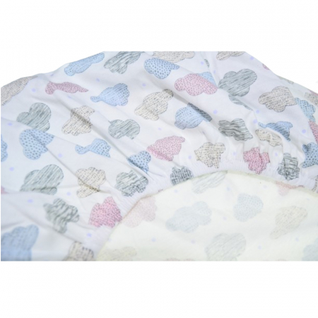Cearceaf cu elastic pentru saltea 90 x 40 cm, Mini Junior CCFMJ-1, Multicolor [2]