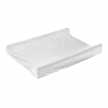 Accesorii camera bebe - Cearceaf din frotir ,cu elastic pentru saltea de infasat 50 x 70 cm Sensillo 524716, Alb