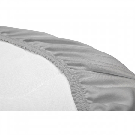 Cearceaf cu elastic pentru saltea de landou 35 x 75 cm Sensillo 2194, Gri [1]