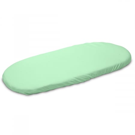 Accesorii carucioare - Cearceaf cu elastic pentru saltea de landou 35 x 75 cm Sensillo 2195, Verde