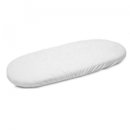 Carucioare - Cearceaf cu elastic pentru saltea de landou 35 x 75 cm Sensillo SILLO-2120, Alb