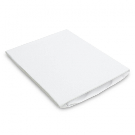 Cearceaf cu elastic pentru saltea de landou 50 x 70 cm Sensillo SILLO-1430, Alb [1]