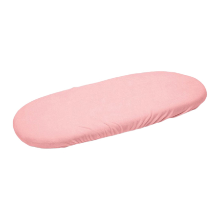 Carucioare - Cearceaf din frotir, cu elastic pentru saltea de landou la carucior, 35 x 75 cm Sensillo 2123, Roz