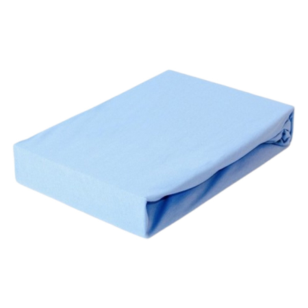 Accesorii camera bebe - Cearceaf impermeabil cu elastic pentru saltea 60 x 120 cm DuetBaby 601155A, Albastru