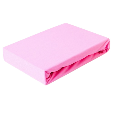 Accesorii camera bebe - Cearceaf impermeabil cu elastic pentru saltea 60 x 120 cm DuetBaby 601155R, Roz