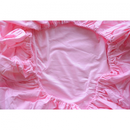 Cearceaf impermeabil pentru saltea 120 x 60 x 12 cm Ty i My 078-11R, Roz [2]
