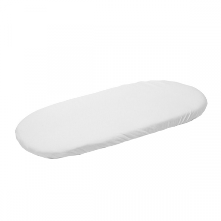 Carucioare - Cearceaf cu elastic pentru saltea de landou 35 x 75 cm Sensillo 2190, Alb