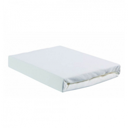 Cearceaf cu elastic pentru saltea de landou 35 x 75 cm Sensillo 2190, Alb [2]