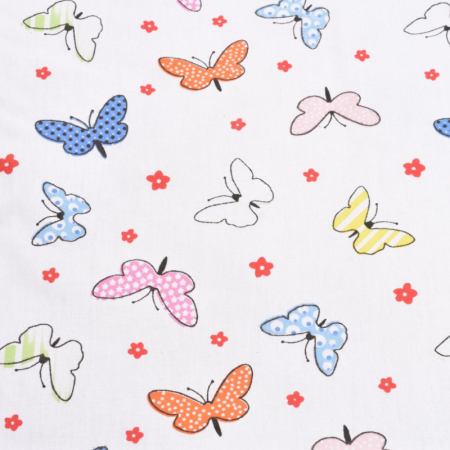 Cearsaf cu elastic pentru patut 120 x 60 cm Mini Junior VLT-6, Multicolor [2]