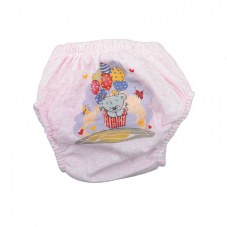 Aleze si chilotei scutec - Chilot de trecere la olita pentru copii Mini Junior POS-3, Roz