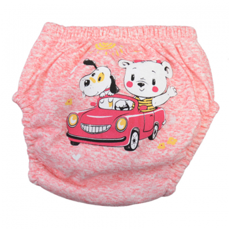 Aleze si chilotei scutec - Chiloti de trecere la olita pentru fete Mini Junior POS-9, Coral