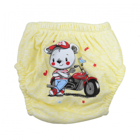 Aleze si chilotei scutec - Chiloti de trecere la olita pentru fete Mini Junior POS-10, Galben