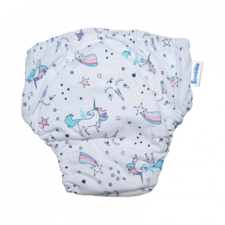 Aleze si chilotei scutec - Chiloti de trecere la olita refolosibili pentru fete Sensillo SILLO-09950-10, Alb