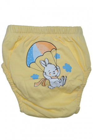 Aleze si chilotei scutec - Chiloti de trecere la olita refolosibili pentru copii Mini Junior POS13-9, Galben