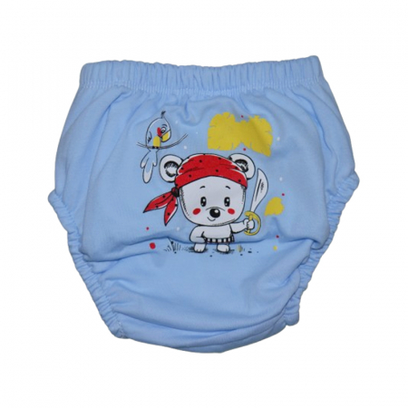 Aleze si chilotei scutec - Chiloti de trecere la olita refolosibili pentru baieti Mini Junior CHREMJ-18, Albastru