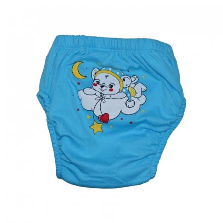Aleze si chilotei scutec - Chiloti de trecere la olita refolosibili pentru baieti Mini Junior CHREMJ-19, Albastru