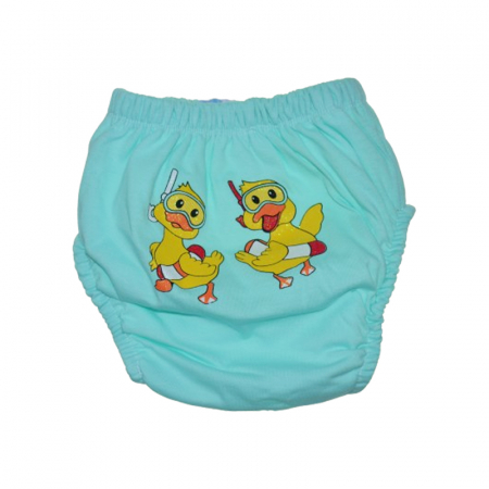 Aleze si chilotei scutec - Chiloti de trecere la olita refolosibili pentru baieti Mini Junior CHREMJ-32, Turcoaz