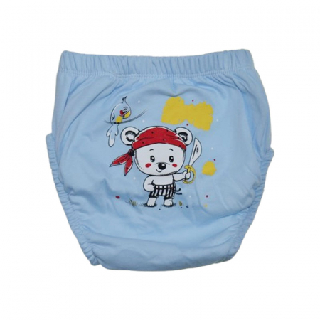 Aleze si chilotei scutec - Chiloti de trecere la olita refolosibili pentru copii Mini Junior CTR-MJ17, Albastru