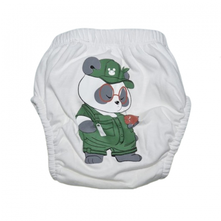 Aleze si chilotei scutec - Chiloti de trecere la olita refolosibili pentru copii Mini Junior CTR-MJ3, Alb